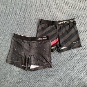 Nike pro shorts size m